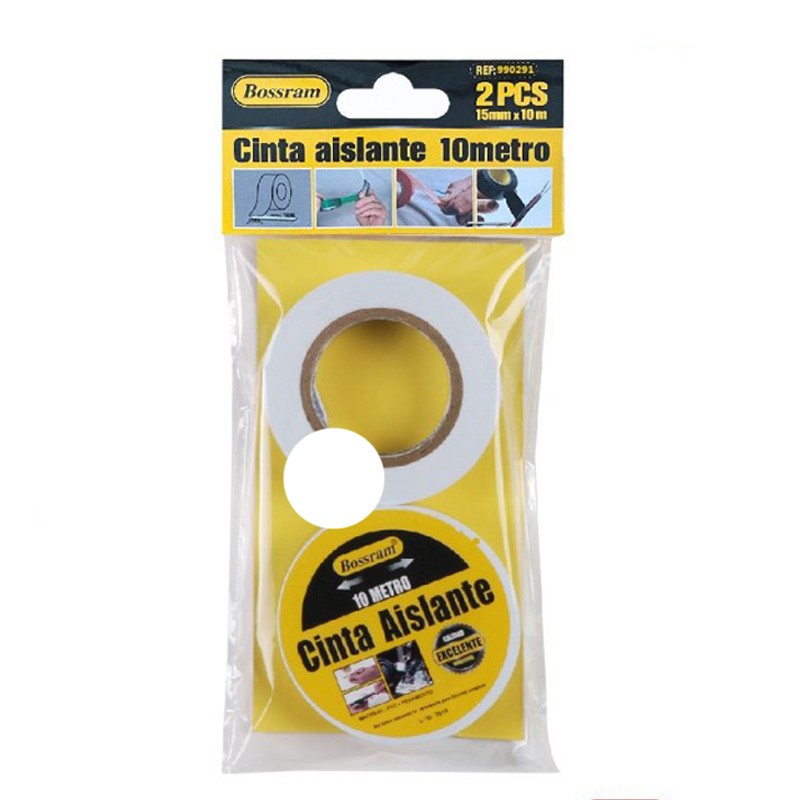 Banda izolatoare alba, set 2 bucati, 15 mm x 10 m - imagine 3